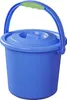 Blauer Eimer mit Deckel, 5 Liter Inhalt, 23 cm Durchmesser, Produktbild-Vorschau 1
