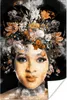 MuchoWow® Poster Zeitungen - Frauen - Blumen 80x120 cm - Produktbild-Vorschau 1