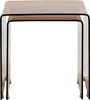 BELIANI Beistelltisch 2er Set Braun Transparent Produktbild-Vorschau 5