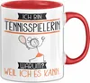 Tennisspielerin Tasse Geschenk Ich Bin Tennisspielerin Produktbild-Vorschau 1