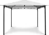Aga Gazebo da Giardino 3x3 m Grigio Anteprima dell’immagine prodotto 2