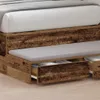Bedlades met lade Oudhout 80 x 36,5 x 16,5 cm Bewerkt hout Productafbeelding-voorbeeld 4