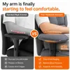 Ergonomischer Bürostuhl XXL mit Samtbezug, Fußstütze und Produktbild-Vorschau 4