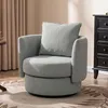 HOMCOM Sessel Wohnzimmer 360° drehbar Loungesessel Produktbild-Vorschau 2