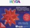 HEYDA Faltblätter transparent 20 x 20 cm Transparentpapier Produktbild-Vorschau 2