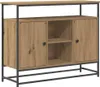 vidaXL Sideboard Artisan-Eiche 100 x 35 x 80 cm Produktbild-Vorschau 2