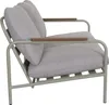 Aluminiowa ławka ogrodowa HWC-O11, 2-osobowa sofa ogrodowa, Podgląd zdjęcia produktu 7