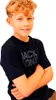 Jack & Jones Corp Logo Kurzarm-t-shirt Schwarz 14 Years Produktbild-Vorschau 4