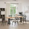 vidaXL Gambe del tavolo da pranzo 2 pezzi nero 50x(72-73,3) Anteprima dell’immagine prodotto 2