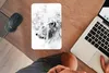 MuchoWow® Mauspad Mousepad Löwe - Rauch - Schwarz - Weiß Produktbild-Vorschau 3