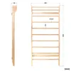 Barre a muro Toboli in legno look 195 cm, barre a muro fino Anteprima dell’immagine prodotto 4