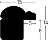 Nielsen Ascot – drewniana ramka na zdjęcia 13 x 18 cm, Podgląd zdjęcia produktu 4