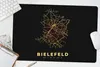 MuchoWow® Schreibtischunterlage Bielefeld - Gold - Karte - Produktbild-Vorschau 6