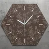 Uhr hexagonal 40 cm Glas Geräuschlos weiße Zeiger - bottle Produktbild-Vorschau 1