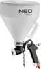 A white hopper gun with a black handle and nozzle, set against a white background. Produktbild-Vorschau