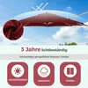 Slunečník COSTWAY Ø 330 cm, konzolový slunečník s kličkou, Náhled obrázku produktu 5