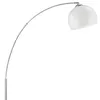 Bogenstehlampe, Metall, Acryl, weiß, E27, H 180 cm Produktbild-Vorschau 11
