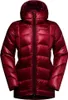 Dunkelrote Daunenjacke mit Kapuze und durchgehendem Reißverschluss von La Sportiva Podgląd zdjęcia produktu