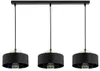 KAR-LIGHTING Pendelleuchte 3-flammig Schwarz/Gold, Metall, Produktbild-Vorschau 1