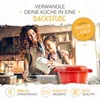 KRUSTENZAUBER Gusseisen Topf Brot Backen [inkl. Gärkorb] - Produktbild-Vorschau 2