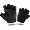 A pair of black fingerless cycling gloves. Produktbild-Vorschau