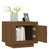 vidaXL Table basse marron imitation chêne 51x50x45 cm Bois Voir les images du produit 4
