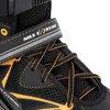 A close-up view of the top part of an inline skate, showing the laces and branding. Podgląd zdjęcia produktu