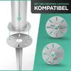 4x Erdspieß Metall 30cm für Gartenleuchte Außenleuchte Produktbild-Vorschau 5