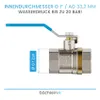 Bächlein Universal Kugelhahn – Kugelventil aus Messing mit Produktbild-Vorschau 3