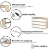 STIV Möbel | Komoda z 6 szufladami | Dąb Sonoma / Biały Mat Podgląd zdjęcia produktu 3