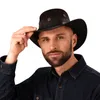 Country Luxus Western Cowboy Hut Reiten Leder Sonnenhut Produktbild-Vorschau 8