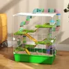 PawHut Grande cage pour hamsters cage pour rongeur 5 Voir les images du produit 2