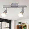 ZMH LED Faretto da soffitto orientabile GU10 Argento lucido Anteprima dell’immagine prodotto 1