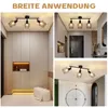 ZMH Deckenlampe Schwarz 3 Flamming E14 Deckenstrahler Produktbild-Vorschau 4