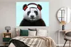 MuchoWow® Poster Panda - Kopfhörer - Tier - Musiknoten - Produktbild-Vorschau 4