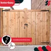 KOTARBAU® Cerniera per tapparella 400 mm 2 pz. con morsetto Anteprima dell’immagine prodotto 2