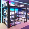 Hoogslaper 140x200 cm van metaal met bureau, Productafbeelding-voorbeeld 4