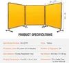 SucceBuy 6' x 6' 3-panelowy parawan spawalniczy z ramą - Podgląd zdjęcia produktu 7