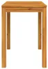 vidaXL Tavolo da pranzo da giardino 110x55x75 cm in legno Anteprima dell’immagine prodotto 5