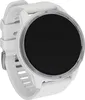 A white smartwatch with a black screen and a silver bezel is shown against a white background. Náhľad obrázku produktu