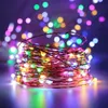 LAMPADINE FILO 50 LED a batteria colorate filo Ghirlanda Anteprima dell’immagine prodotto 2