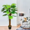 Palmizio Palma Pianta Albero Artificiale Valse Plastica Anteprima dell’immagine prodotto 6