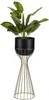 HowHomely Modern Pflanzenständer mit Topf, Blumenhocker aus Produktbild-Vorschau 1