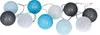 10er Lichterkette LED Ø6cm Kugeln Girlande Lampions Produktbild-Vorschau 1