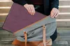 MuchoWow® Laptop Hülle 15 Zoll Leder - Rosa - Tiere Produktbild-Vorschau 7
