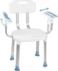 Duschhocker 70-90cm Höhenverstellbar Duschstuhl Badhocker Produktbild-Vorschau 1