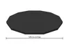 Bestway® PVC-Abdeckplane Ø 370 cm, schwarz, rund Produktbild-Vorschau 16