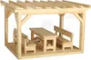 Walachia Miniatur Holz-Pergola für Modellbau, Bausatz zum Produktbild-Vorschau 1