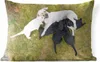 MuchoWow® Outdoor Kissen - Hund mit vielen Welpen - 60x40 Produktbild-Vorschau 1
