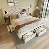 Flieks Polsterbett 180x200cm mit USB und Leselampe, Produktbild-Vorschau 1